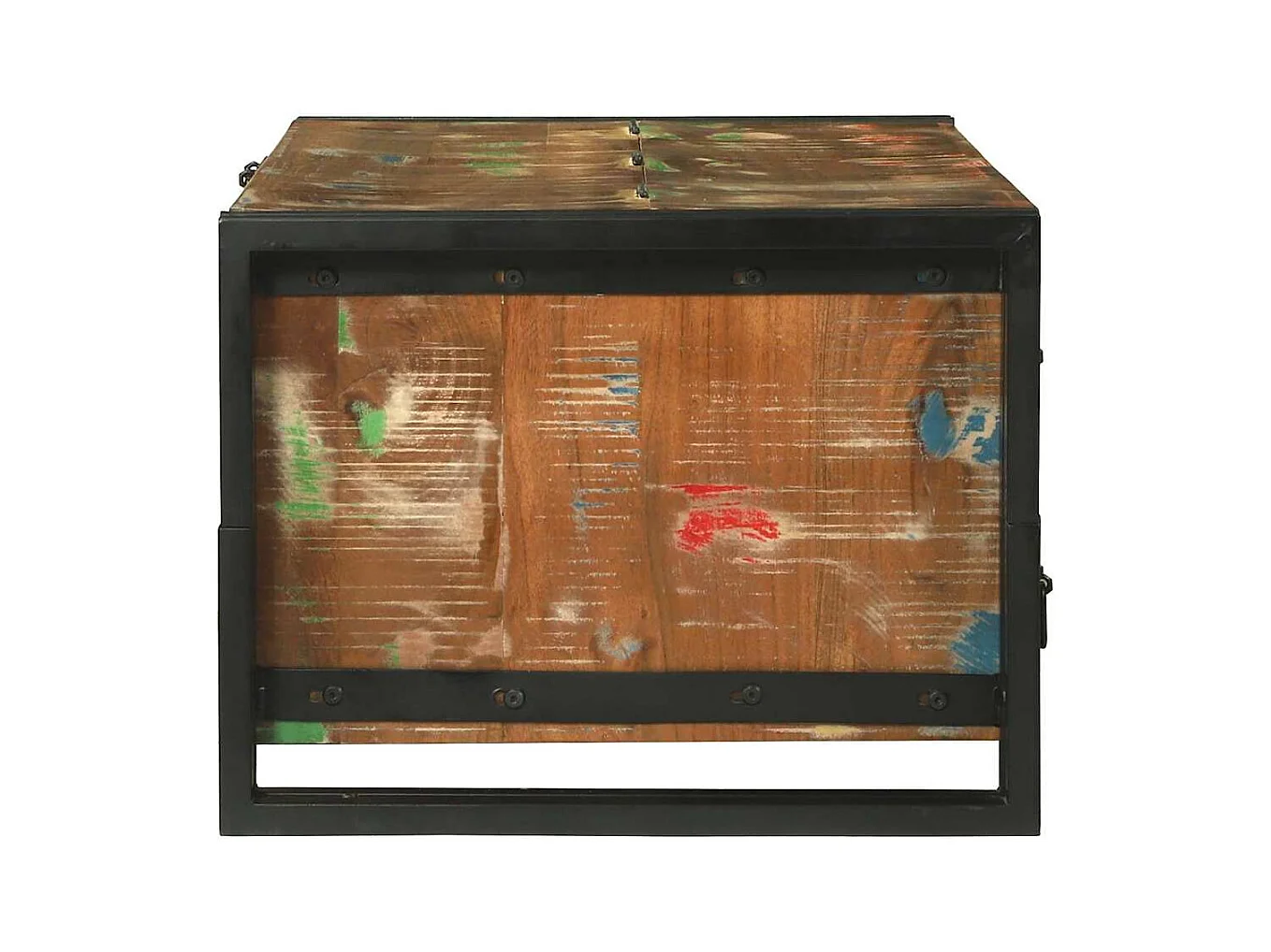 Table basse Marron 90 x 50 x 38 cm bois de récupération massif