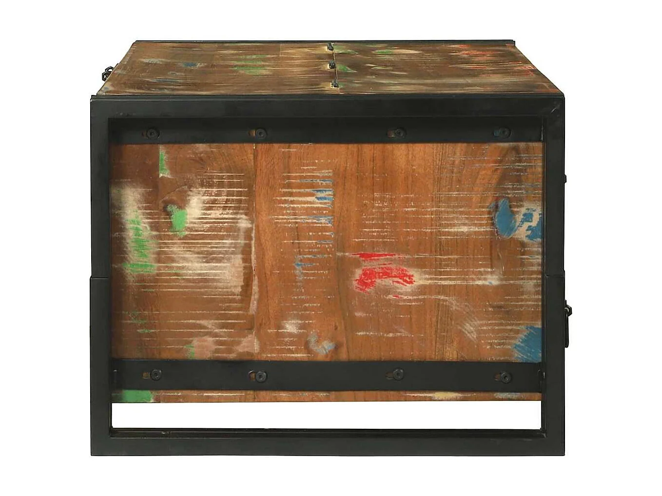 Table basse Marron 90 x 50 x 38 cm bois de récupération massif