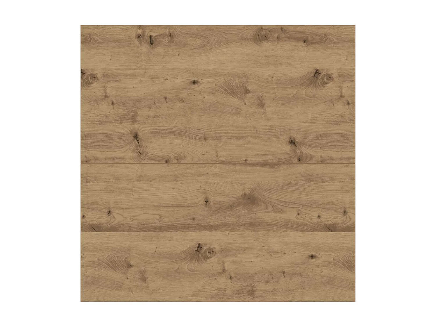 Table basse avec tiroirs chêne artisanal 100x100x40 cm