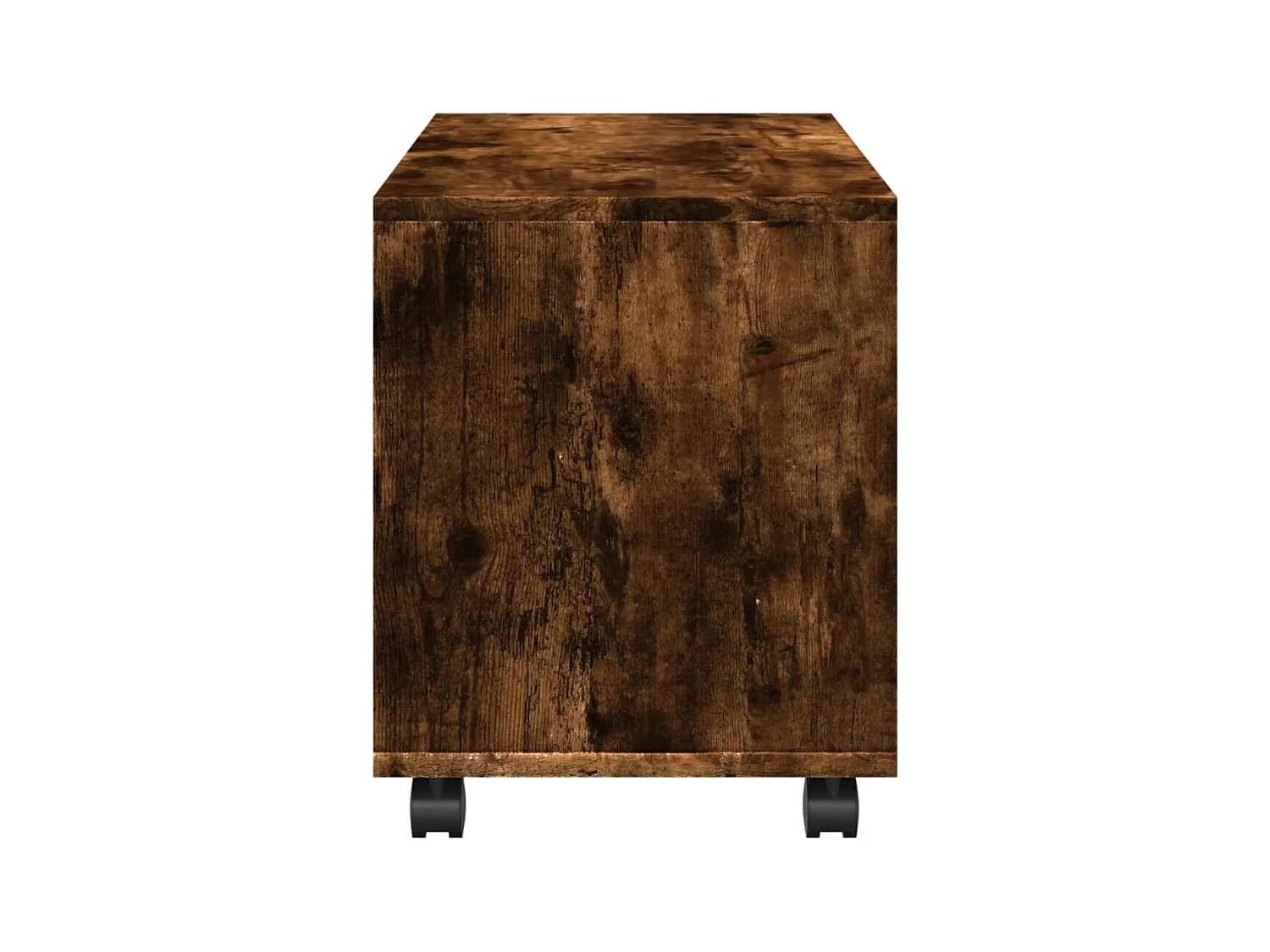 Table basse chêne fumé 72x33x42,5 cm bois d'ingénierie