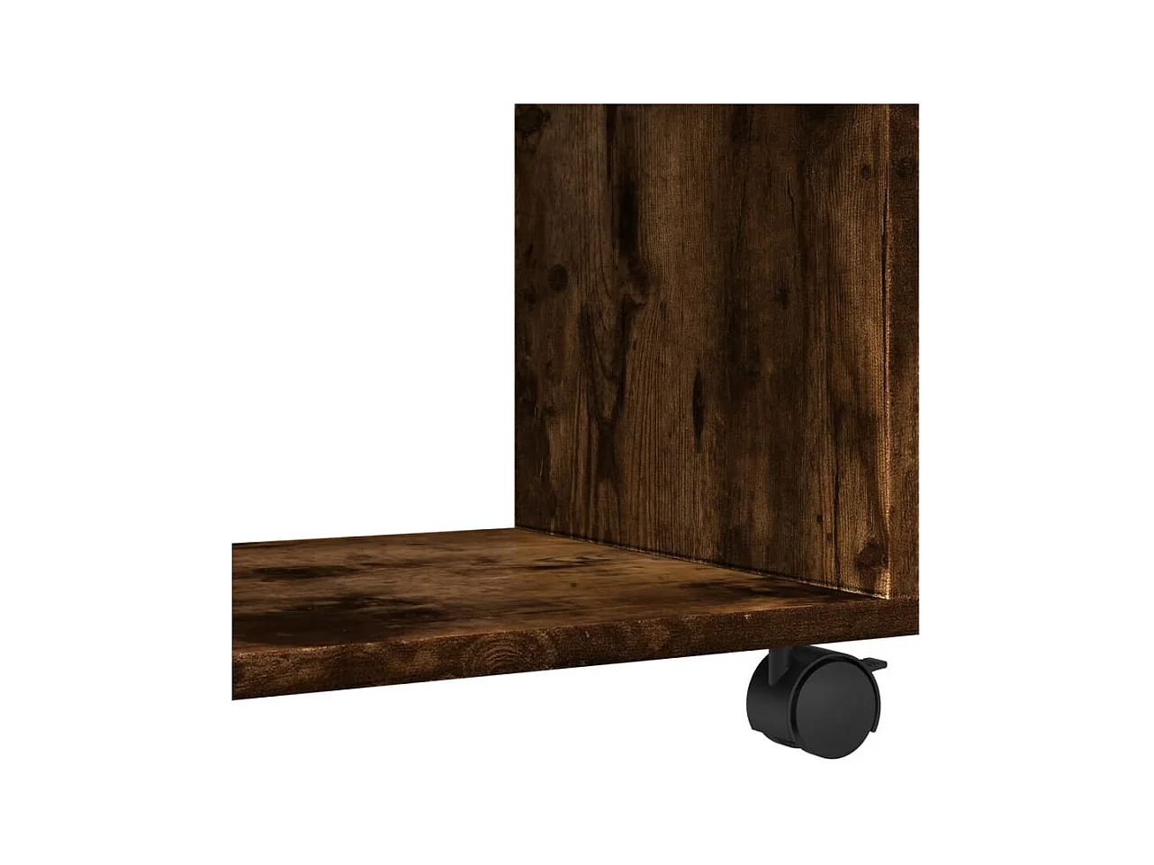 Table basse chêne fumé 72x33x42,5 cm bois d'ingénierie