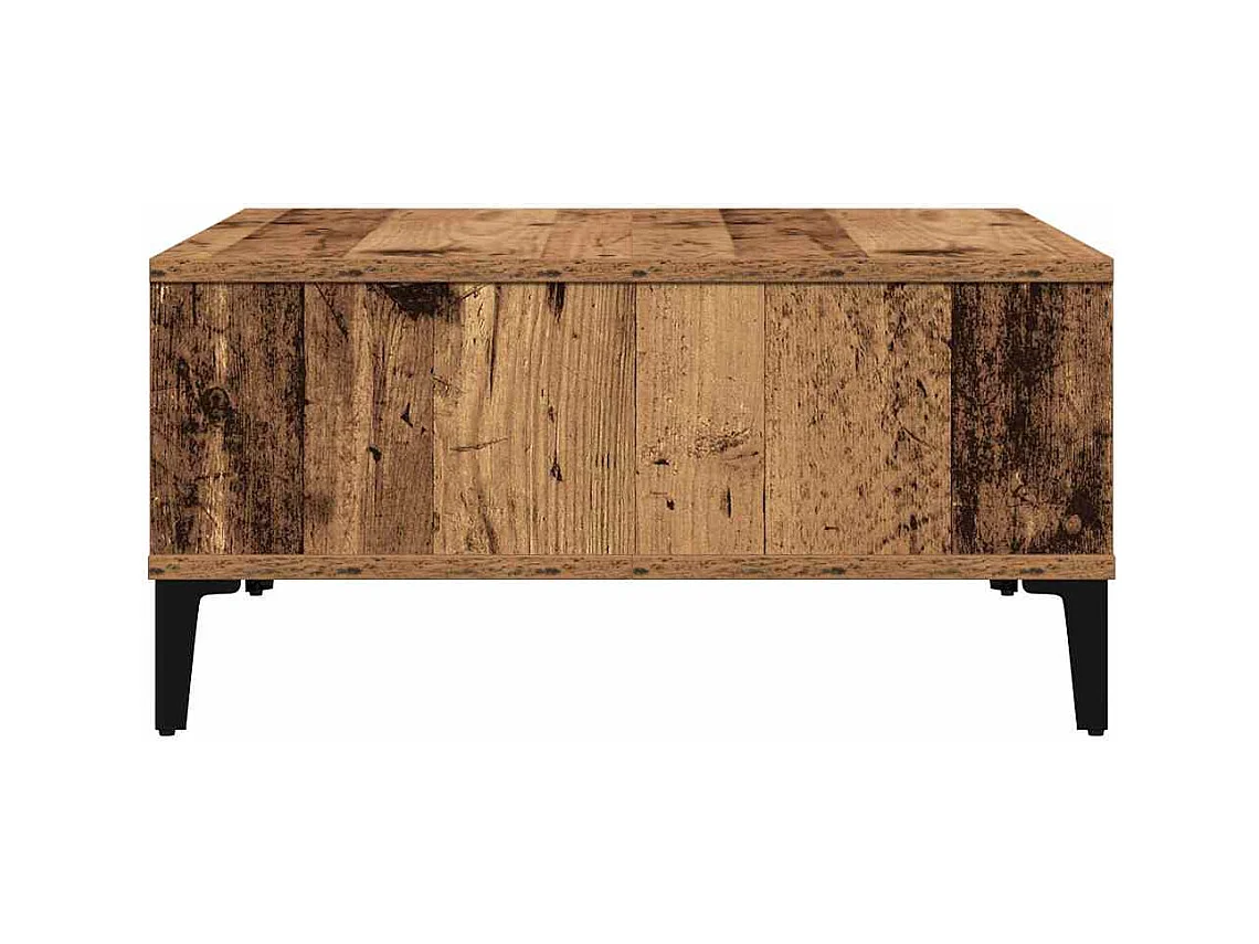 Table basse Bois ancien 60 x 60 x 30 cm Bois d'ingénierie