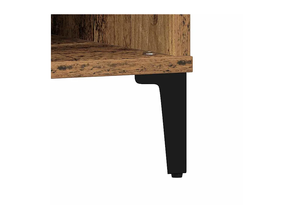 Table basse Bois ancien 60 x 60 x 30 cm Bois d'ingénierie