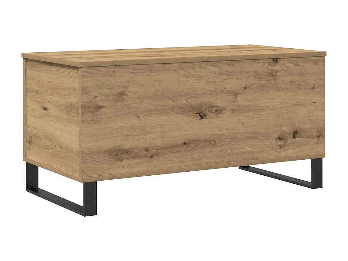 Mesa centro 90x44,5x45 cm derivados madeira carvalho artisiano