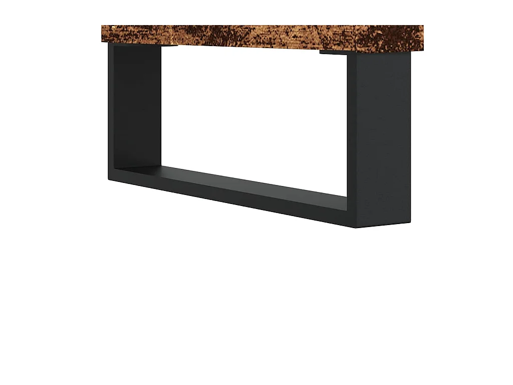 Table basse vieux bois 90x49x45 cm bois d'ingénierie