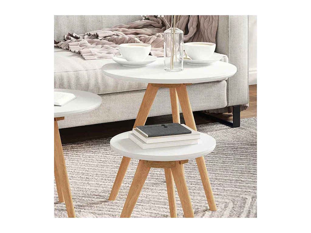 Salontafel Bruin 50 x 50 x 46 cm Massief walnotenhout