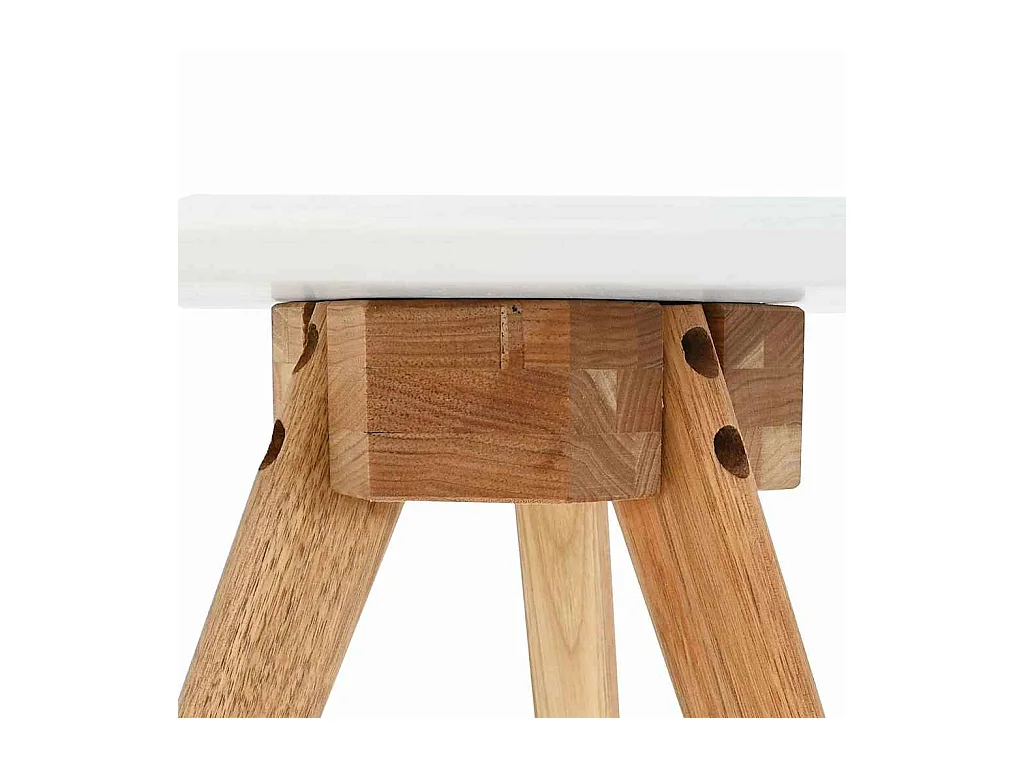 Salontafel Bruin 50 x 50 x 46 cm Massief walnotenhout