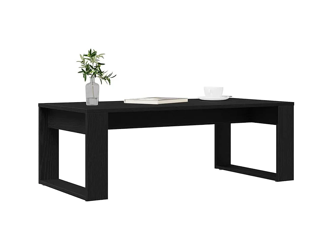 Table Basse Chêne noir 102 x 50 x 35 cm Bois d'ingénierie