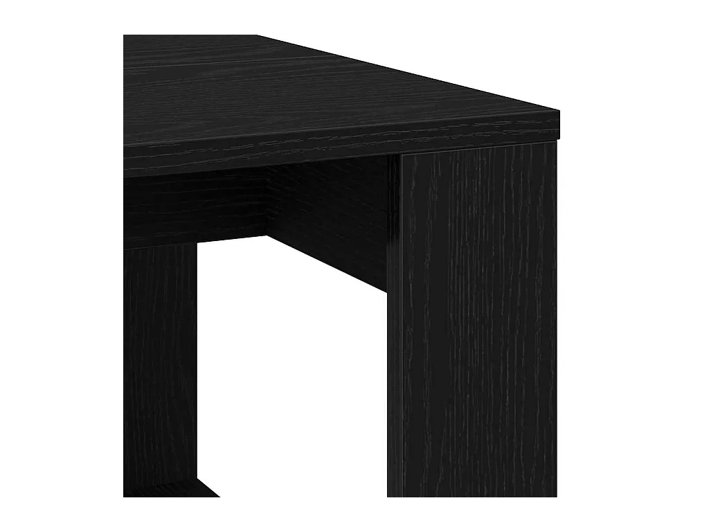 Table Basse Chêne noir 102 x 50 x 35 cm Bois d'ingénierie