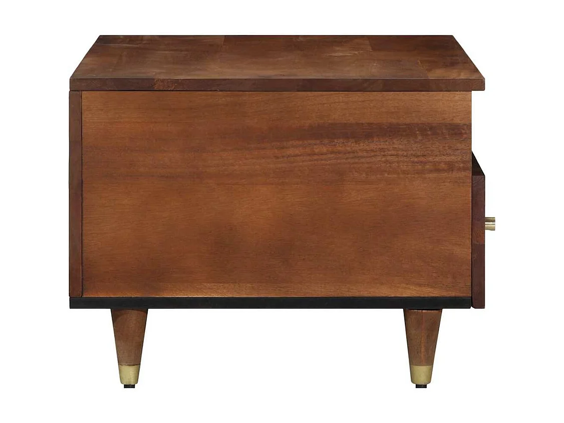 Salontafel Honingbruin 80 x 54 x 40 cm massief mangohout