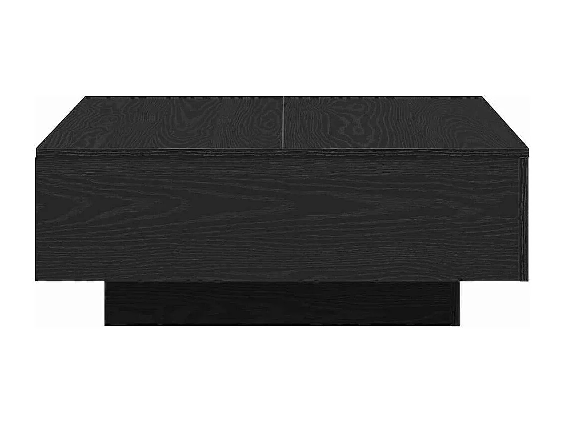 Table basse Chêne noir 80 x 80 x 31 cm Bois d'ingénierie