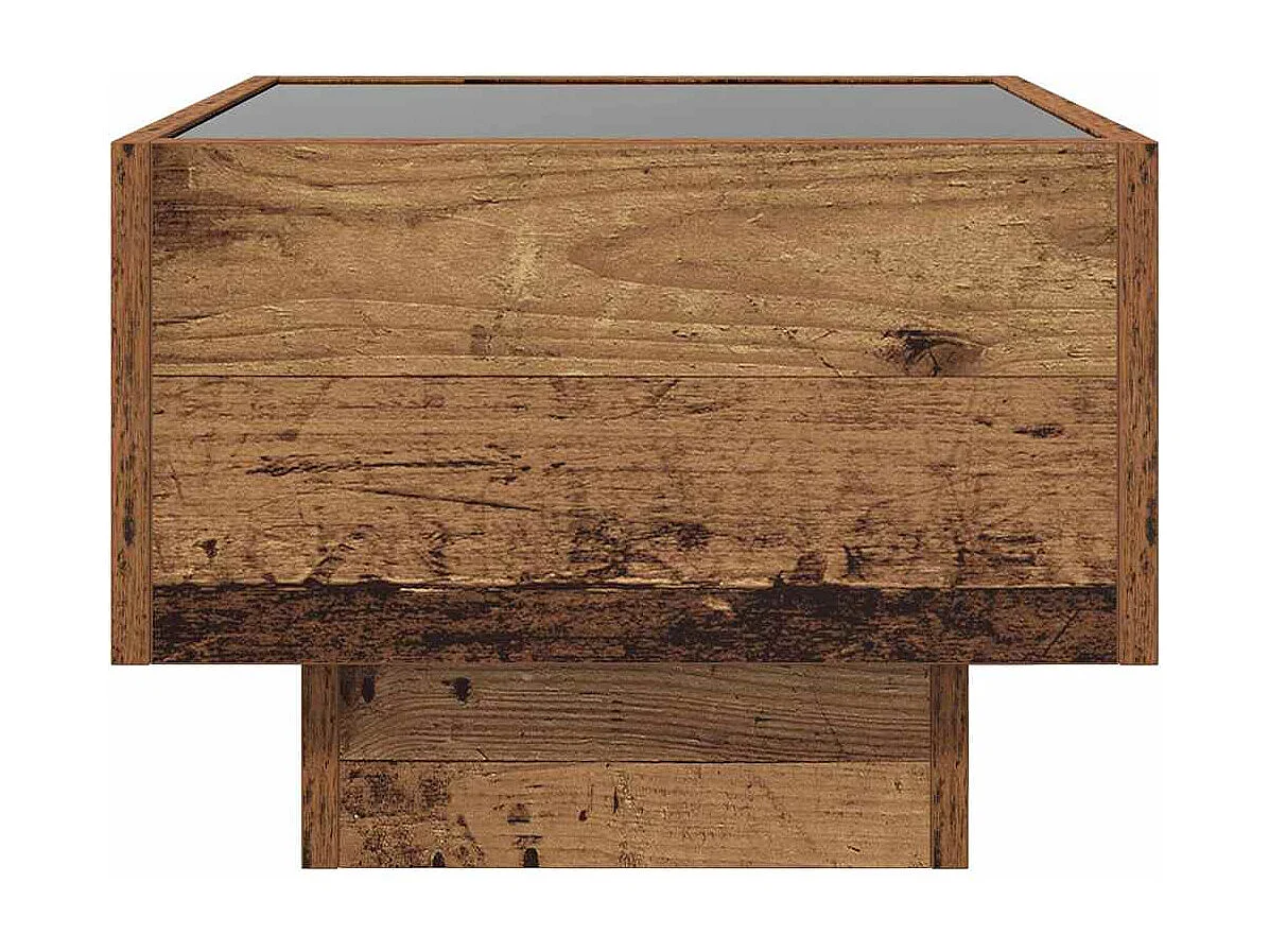 Mesa de Café Madera vieja 40 x 40 x 30 cm Madera contrachapada