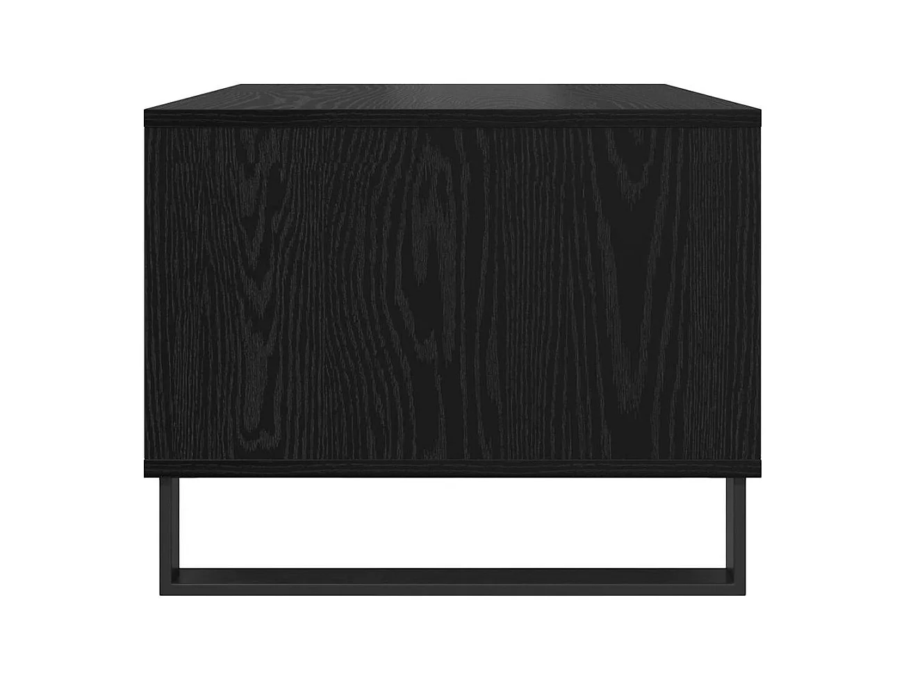 Salontafel Zwart eiken 60 x 50 x 40 cm Bewerkt hout