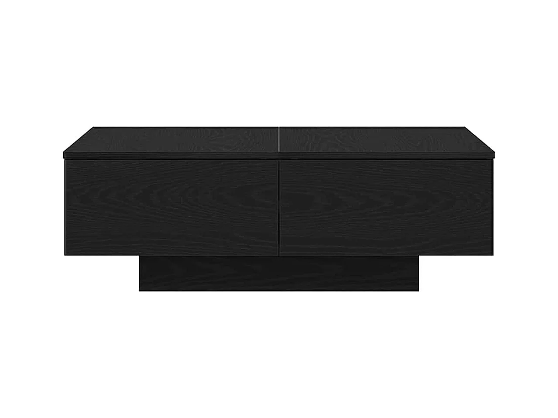 Table basse Chêne noir 90 x 60 x 31 cm Bois d'ingénierie