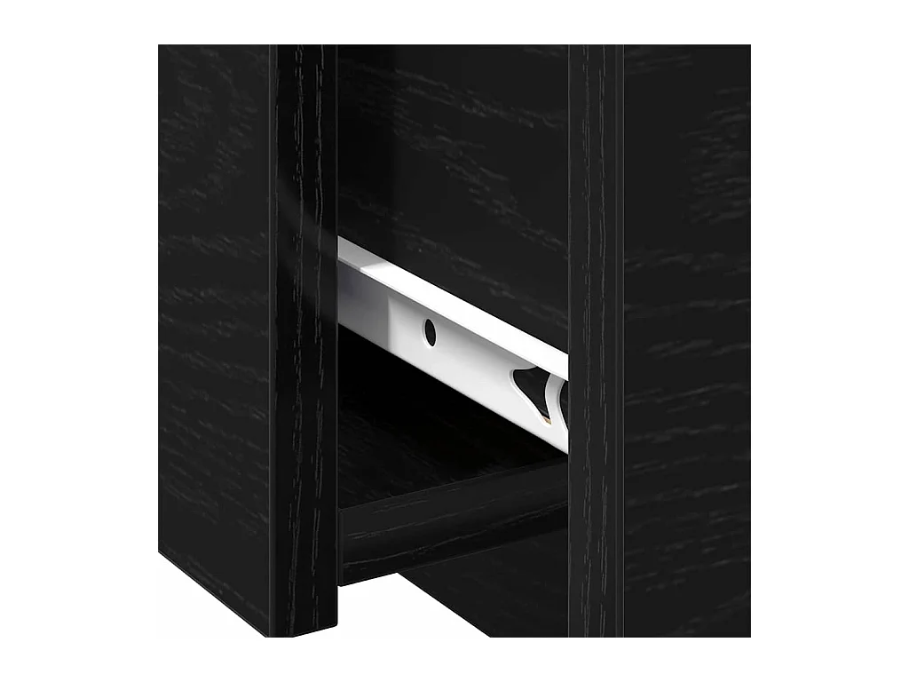 Table basse Chêne noir 90 x 60 x 31 cm Bois d'ingénierie