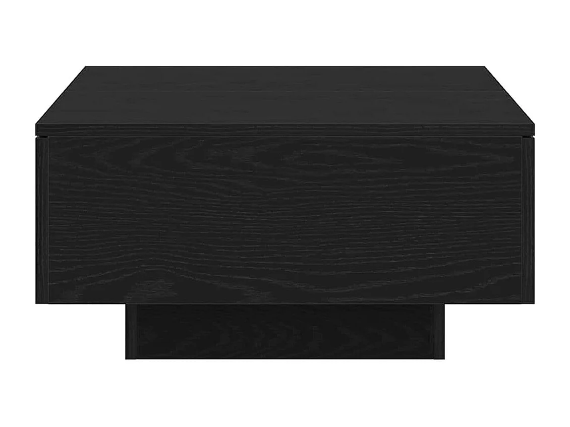 Table basse Chêne noir 90 x 60 x 31 cm Bois d'ingénierie