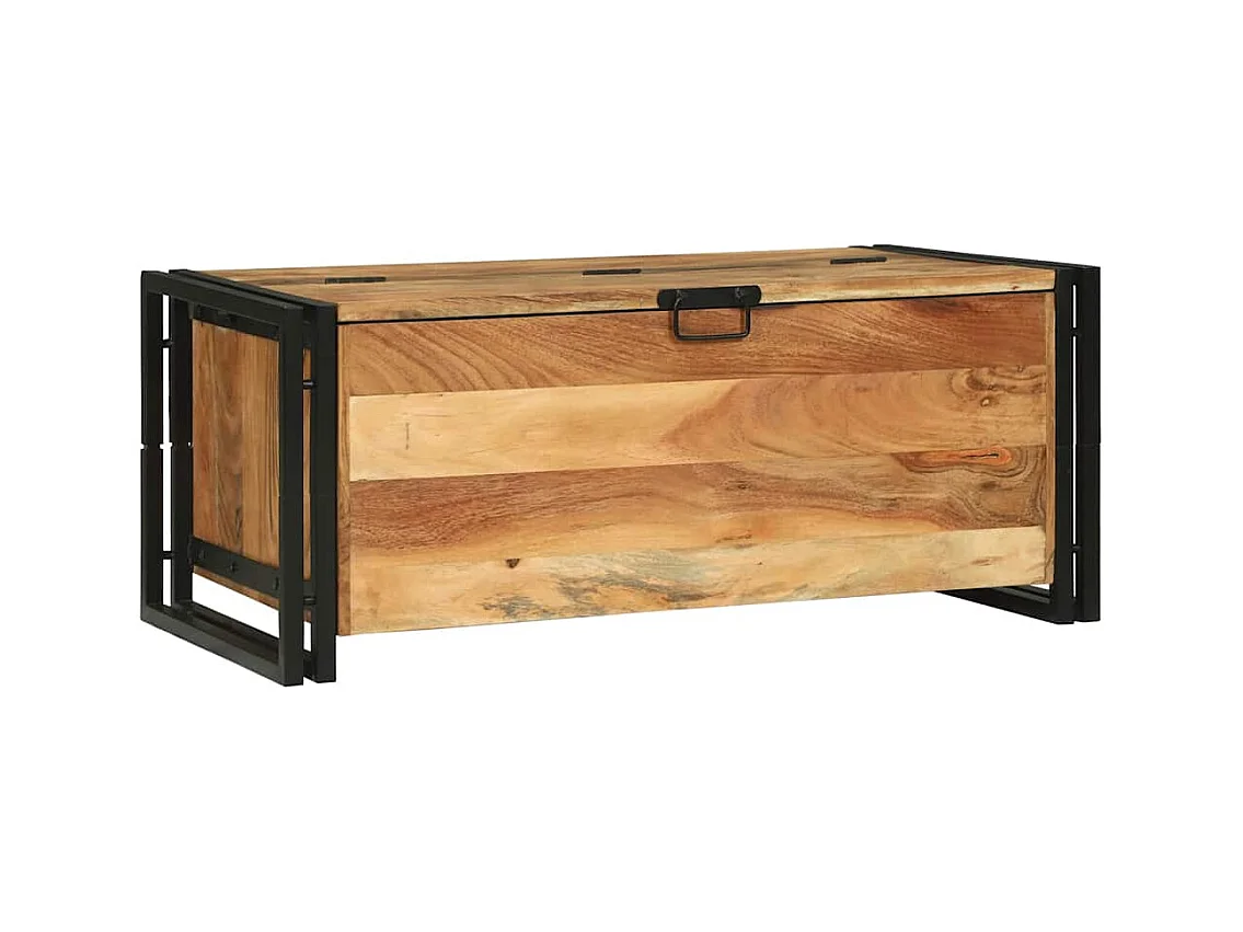 Table basse Marron 90 x 50 x 38 cm Bois d'acacia massif