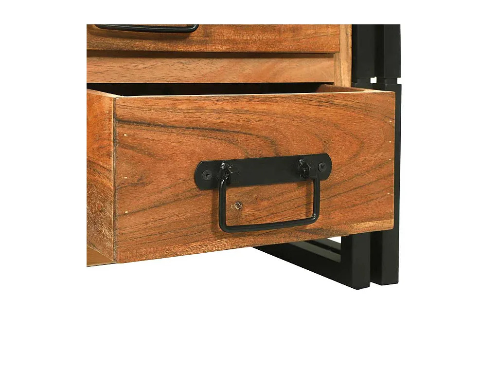 Table basse Marron 90 x 50 x 38 cm Bois d'acacia massif