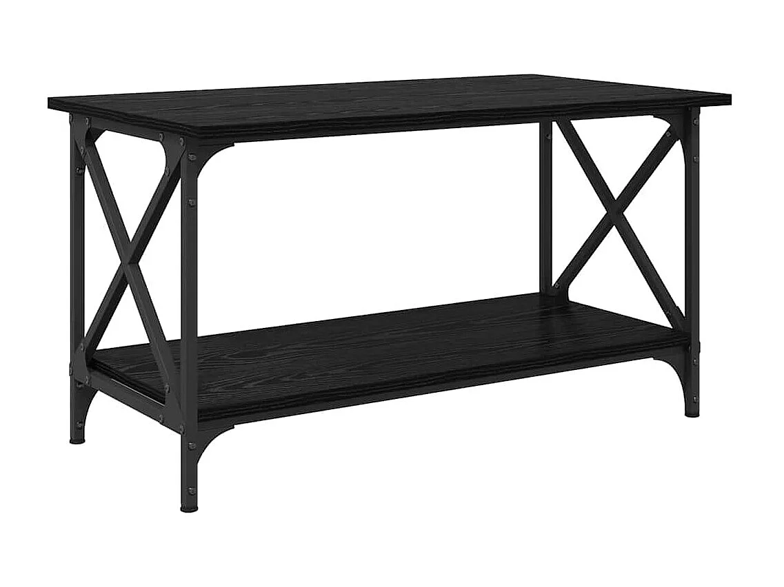 Mesa de centro Carvalho preto 80 x 45 x 45.5 cm