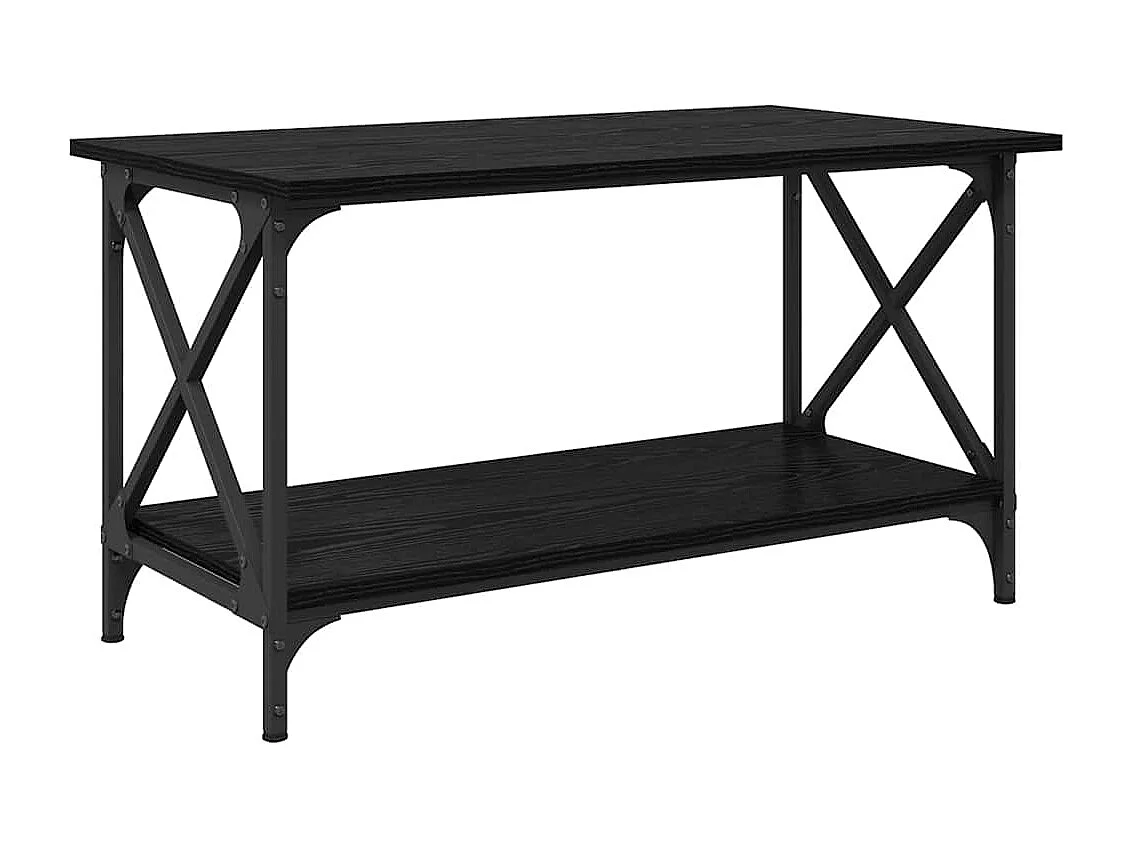 Mesa de centro Carvalho preto 80 x 45 x 45.5 cm