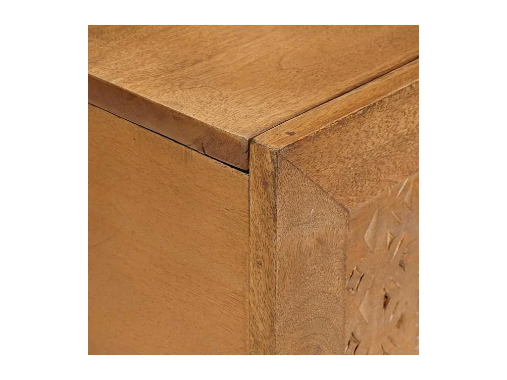 Table basse avec étagère Marron clair 100 x 54 x 40 cm