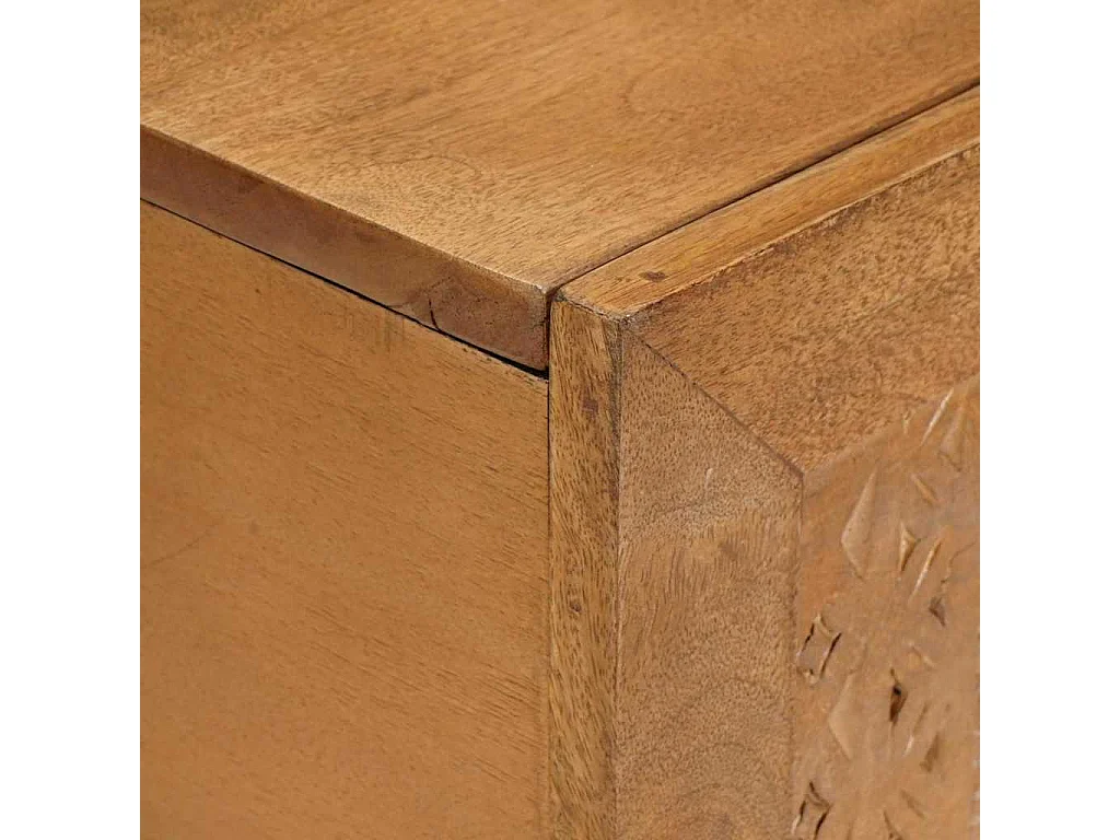 Mesa de centro com prateleira Castanho-claro 100 x 54 x 40 cm