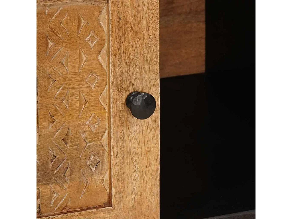 Mesa de centro com prateleira Castanho-claro 100 x 54 x 40 cm