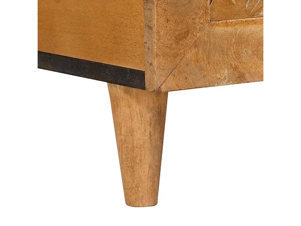 Mesa de centro com prateleira Castanho-claro 100 x 54 x 40 cm