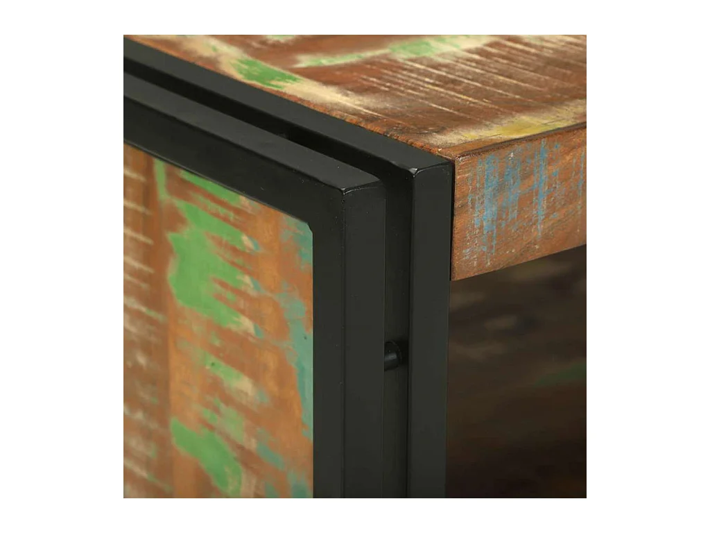 Table basse Marron 90 x 50 x 38 cm bois de récupération massif