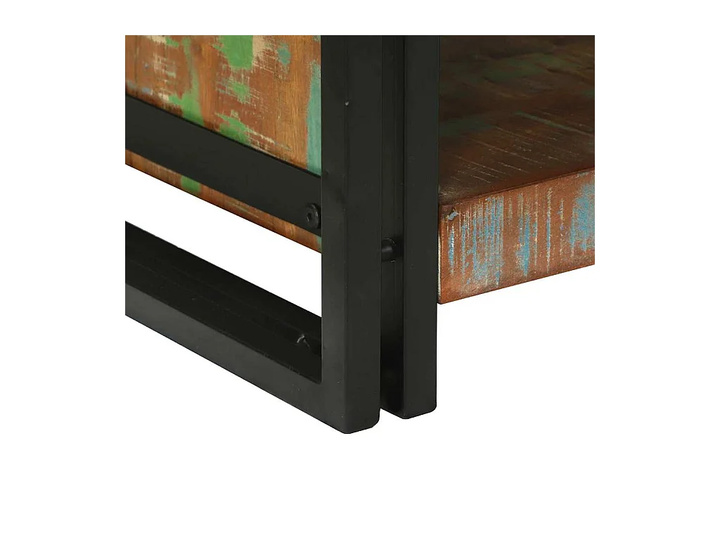 Table basse Marron 90 x 50 x 38 cm bois de récupération massif