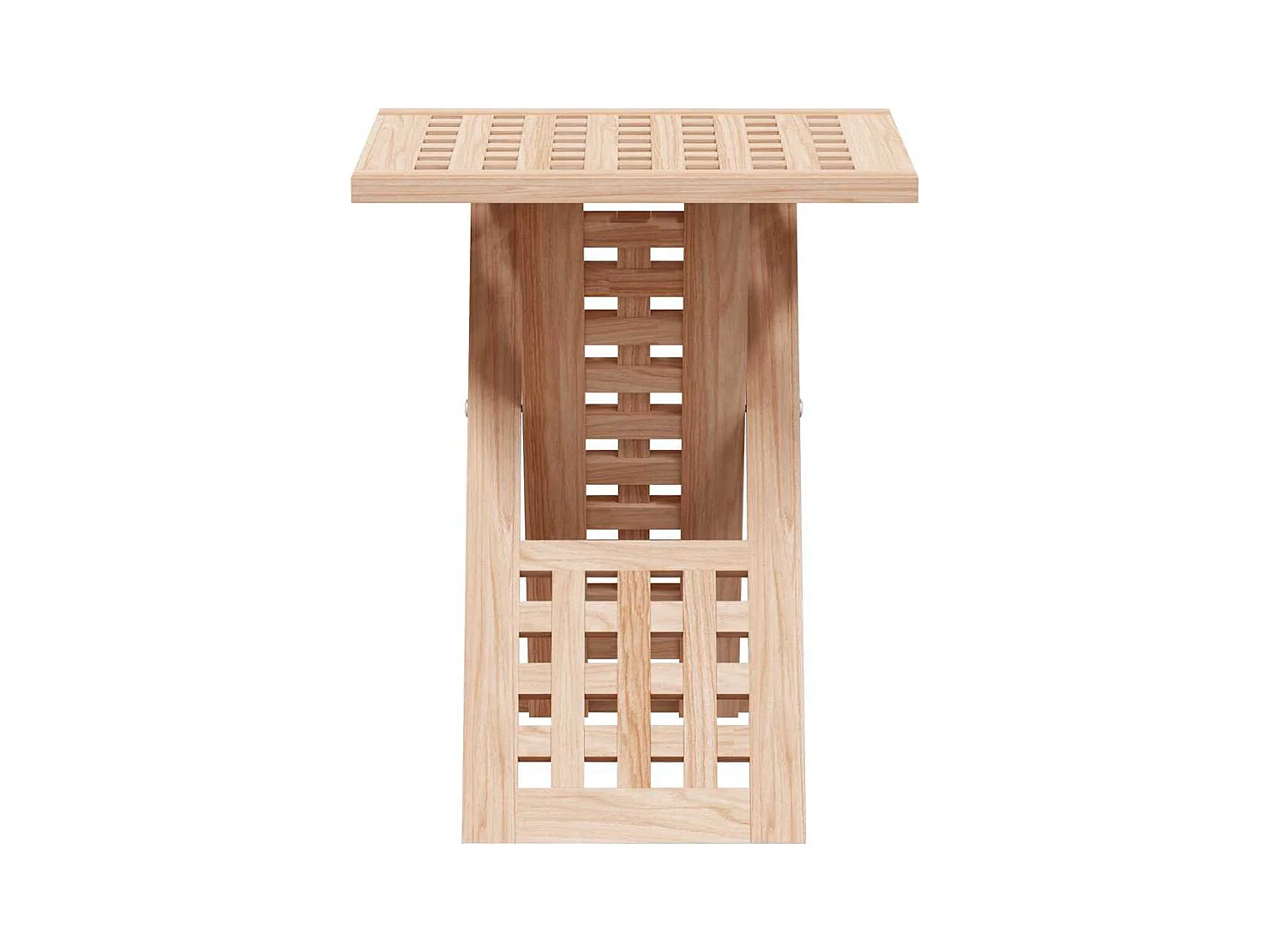 Table basse Marron 33 x 33 x 40.5 cm Bois massif de noyer