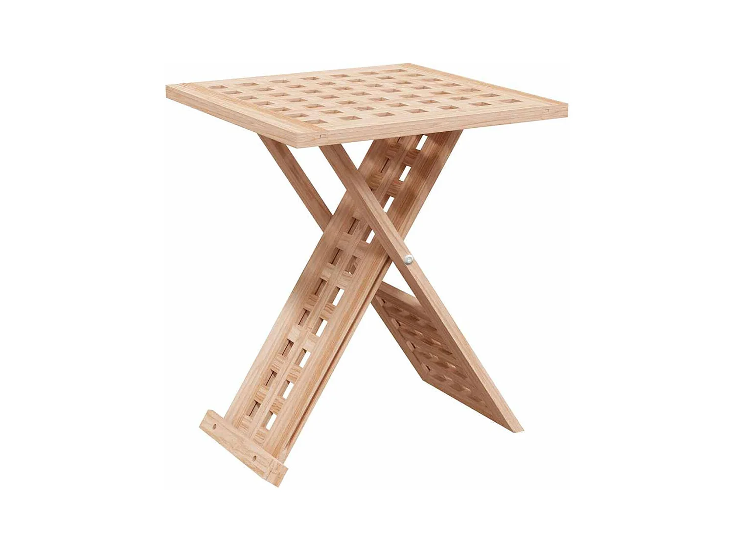 Table basse Marron 33 x 33 x 40.5 cm Bois massif de noyer