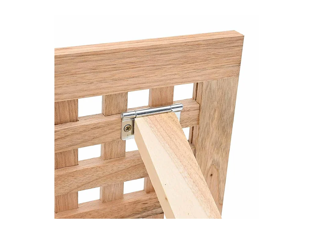 Table basse Marron 33 x 33 x 40.5 cm Bois massif de noyer