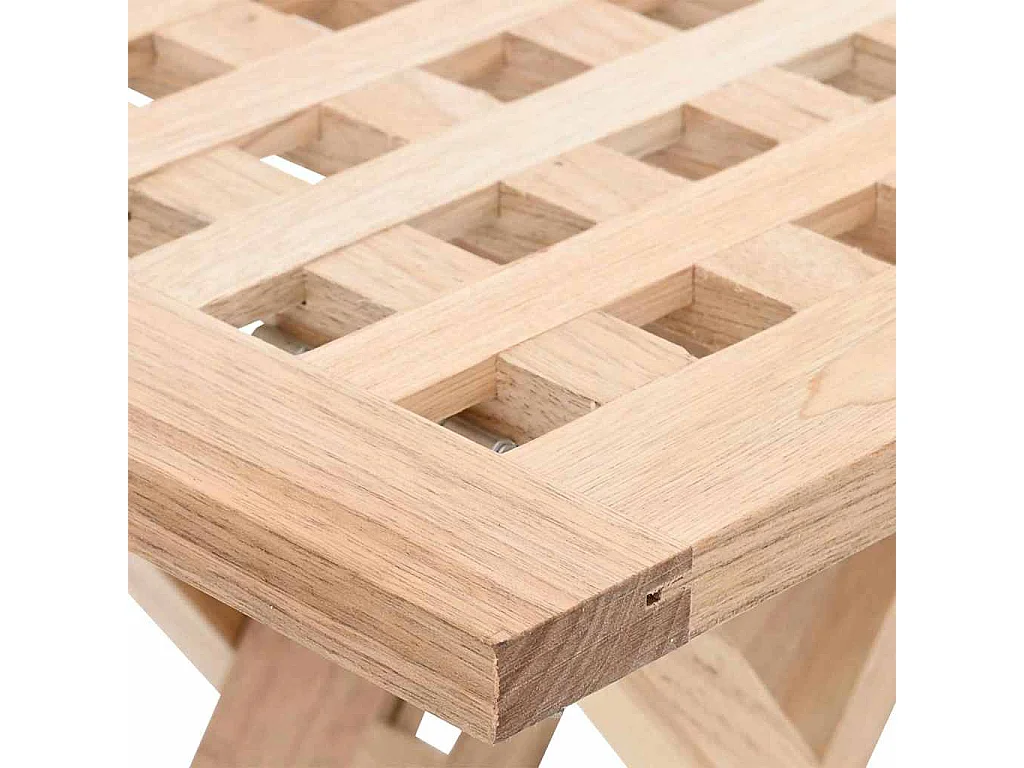 Table basse Marron 33 x 33 x 40.5 cm Bois massif de noyer