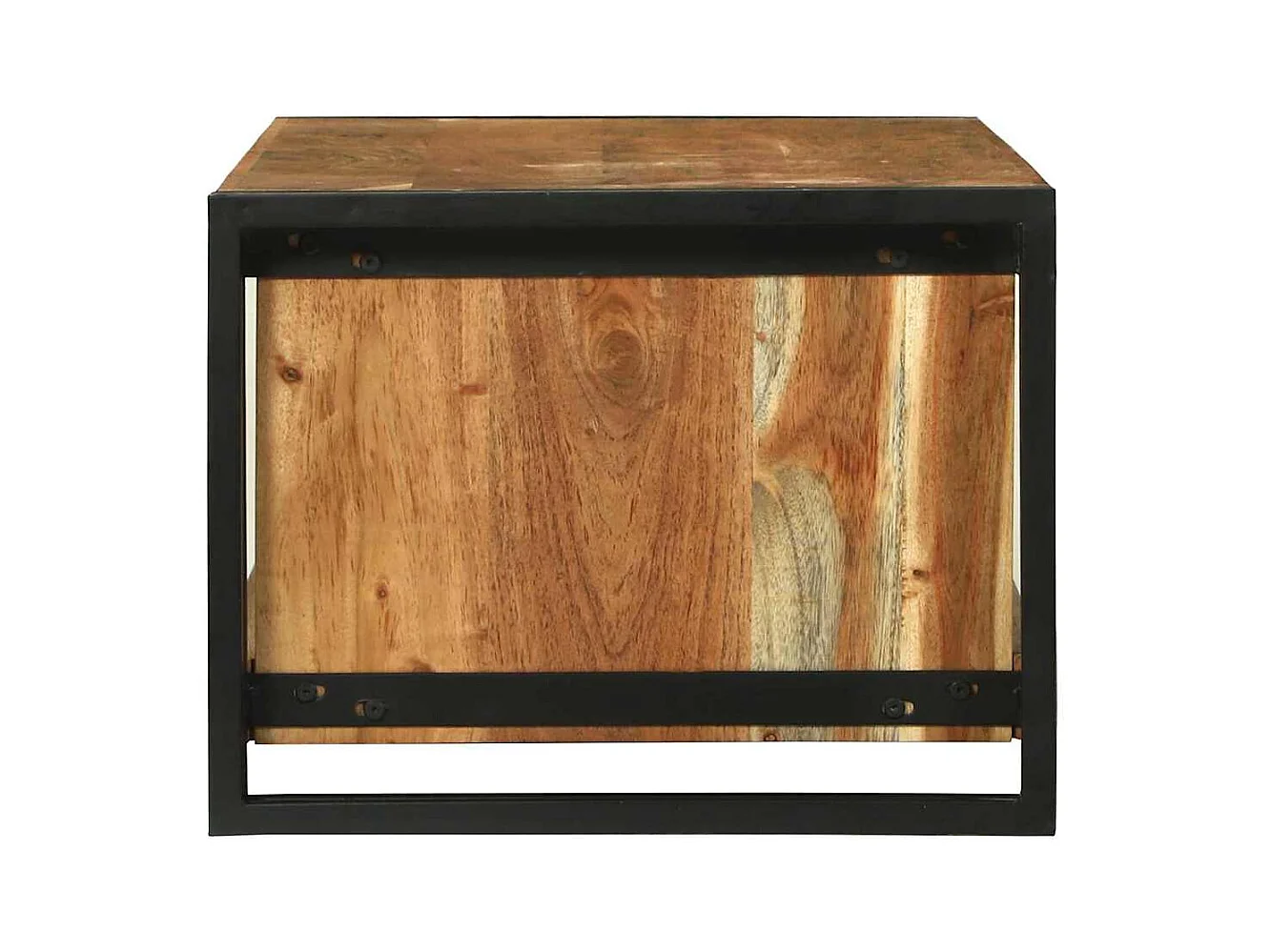 Mesa de Café Marrón 120 x 50 x 38 cm madera maciza de acacia