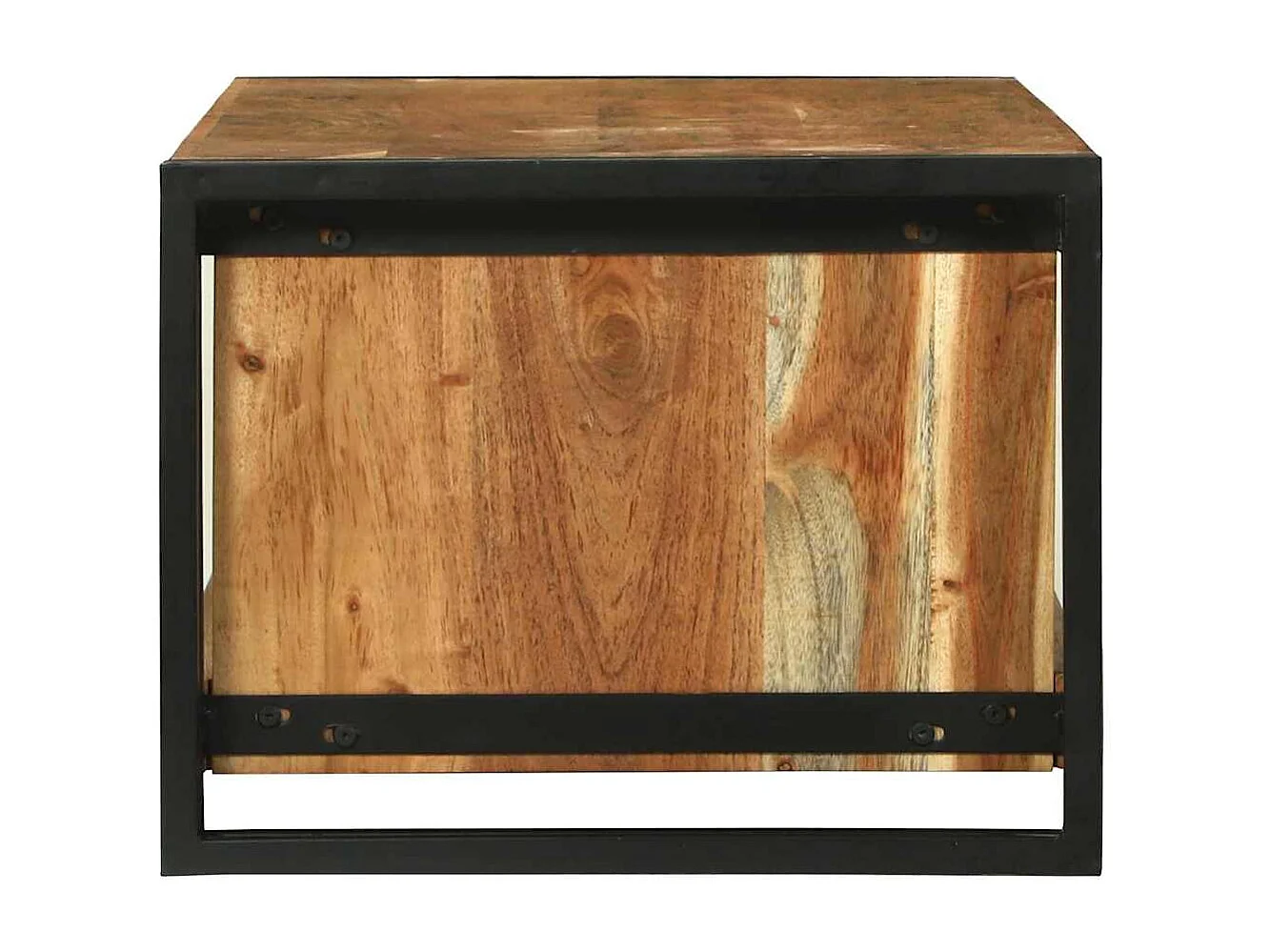 Mesa de Café Marrón 120 x 50 x 38 cm madera maciza de acacia