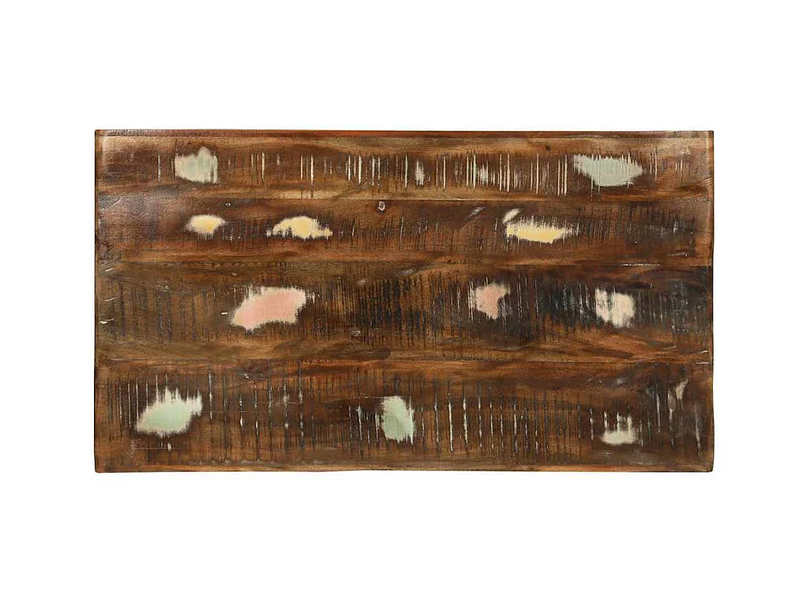 Table basse 90 x 50 x 35 cm bois de récupération massif