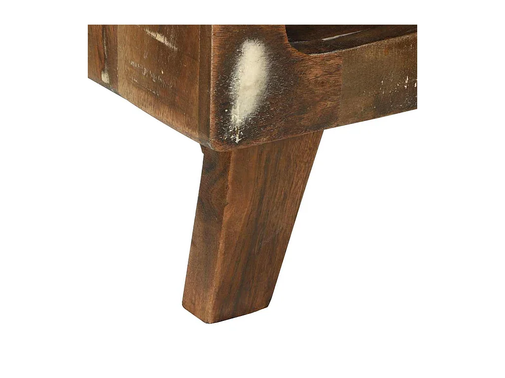 Table basse 90 x 50 x 35 cm bois de récupération massif