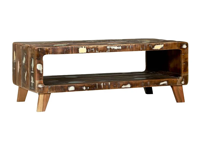 Salontafel Multikleur 90 x 50 x 35 cm massief gerecycled hout