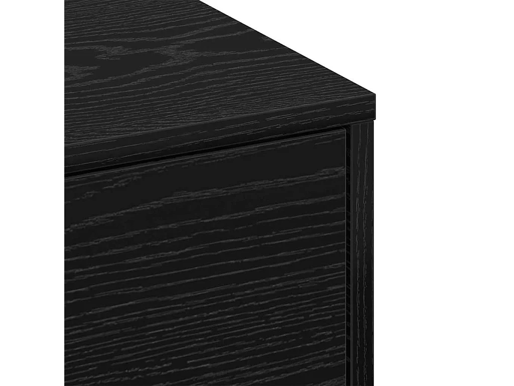 Table basse Chêne noir 90 x 90 x 28 cm Bois d'ingénierie