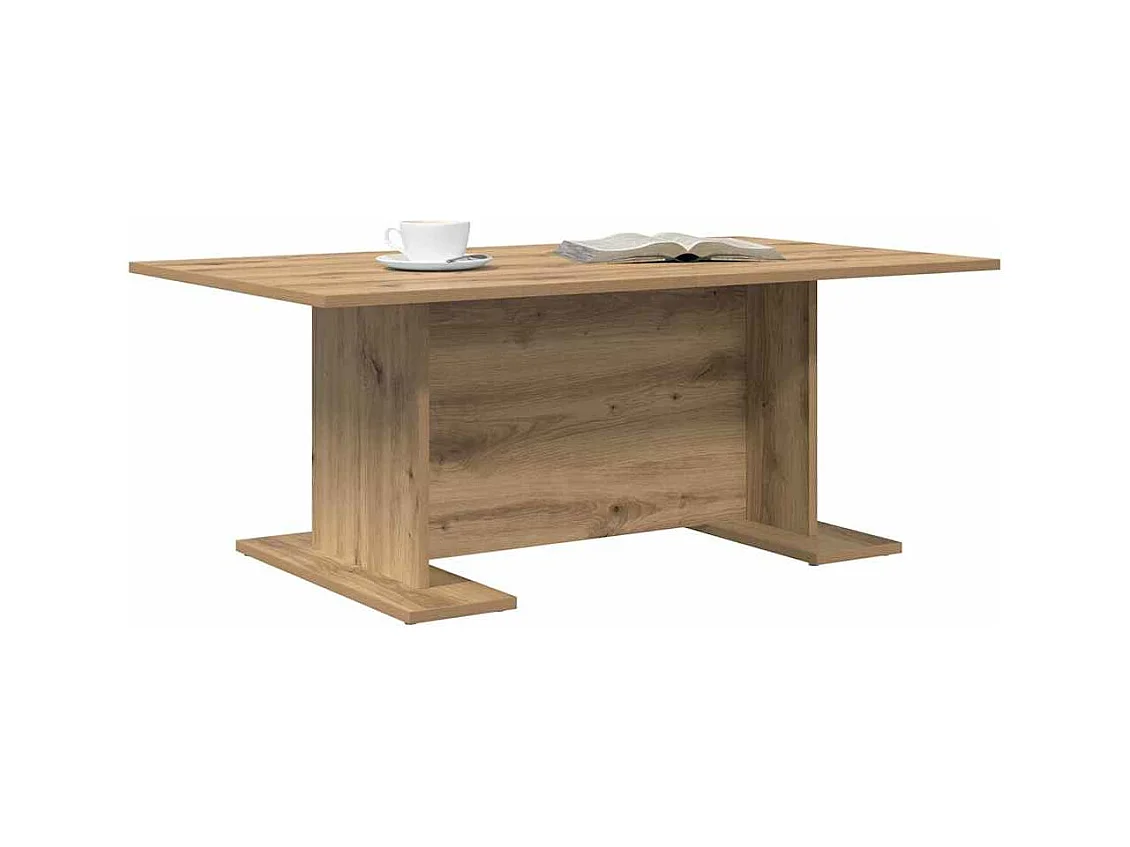 Table basse chêne artisanal 103,5 x 60 x 40 cm