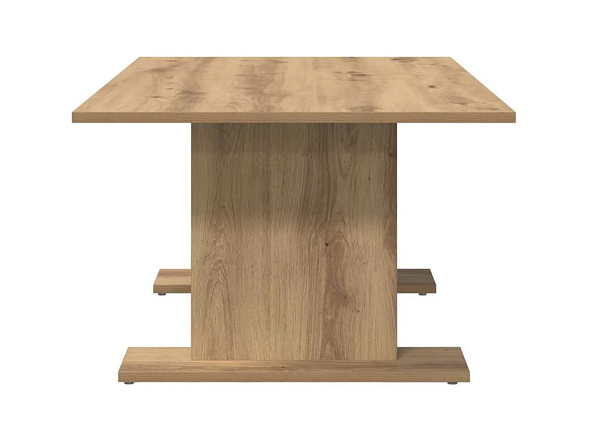 Table basse chêne artisanal 103,5 x 60 x 40 cm