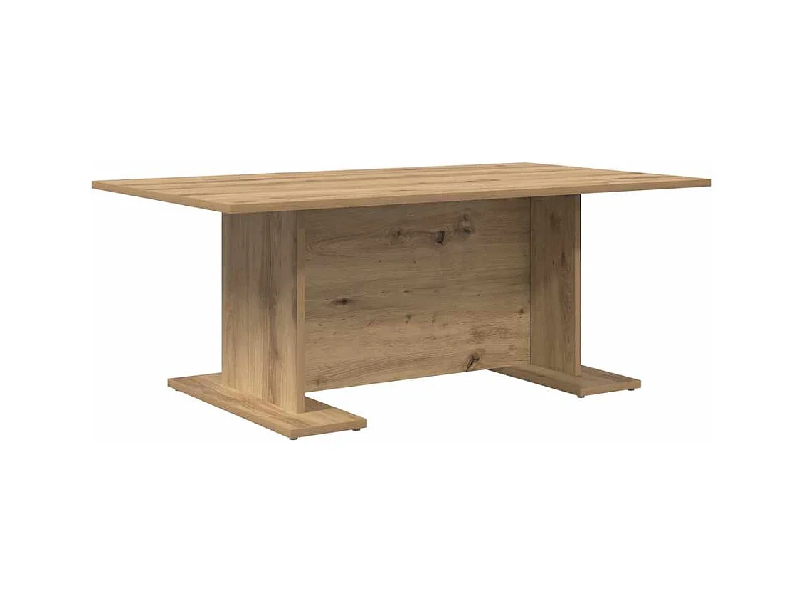 Table basse chêne artisanal 103,5 x 60 x 40 cm