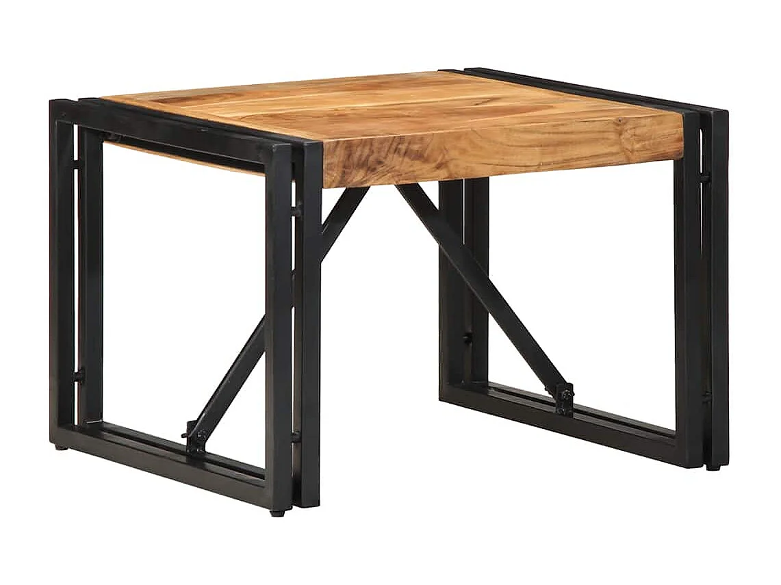 Salontafel 50x50x35 cm massief acaciahout