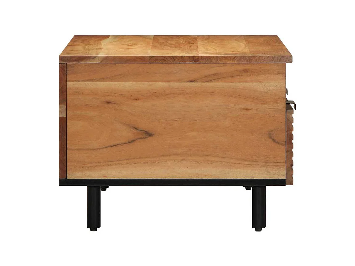 Table basse Marron 80 x 54 x 40 cm Bois d'acacia massif