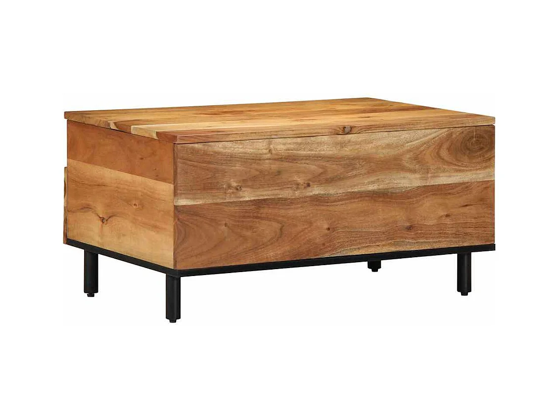 Table basse Marron 80 x 54 x 40 cm Bois d'acacia massif