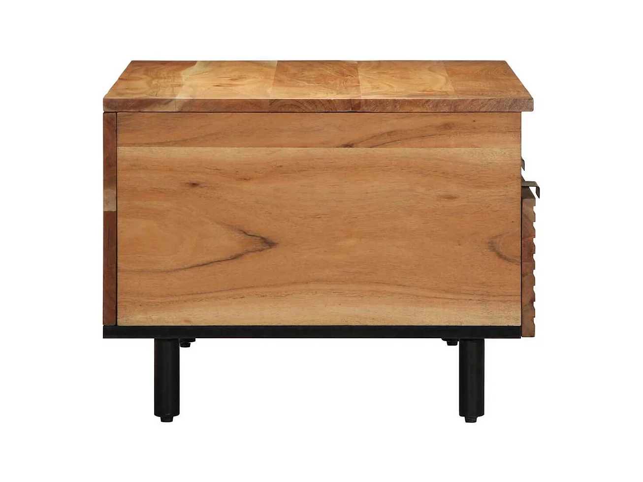 Table basse Marron 80 x 54 x 40 cm Bois d'acacia massif