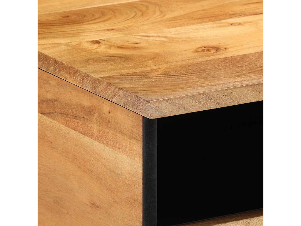 Table basse Marron 80 x 54 x 40 cm Bois d'acacia massif