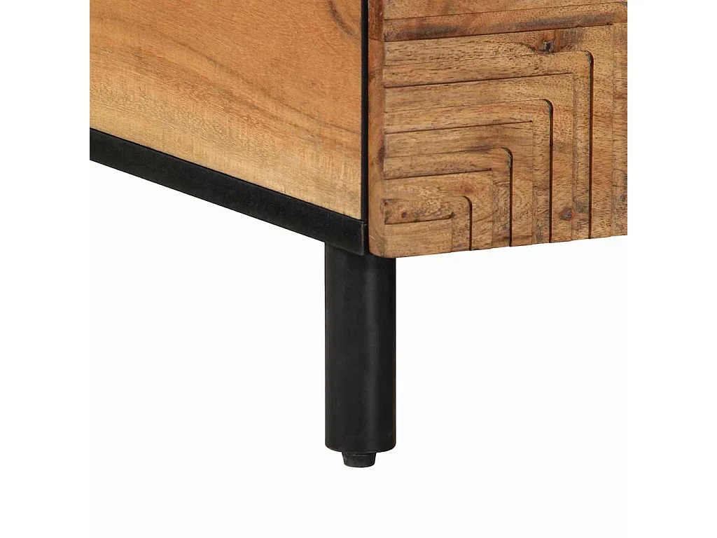 Table basse Marron 80 x 54 x 40 cm Bois d'acacia massif