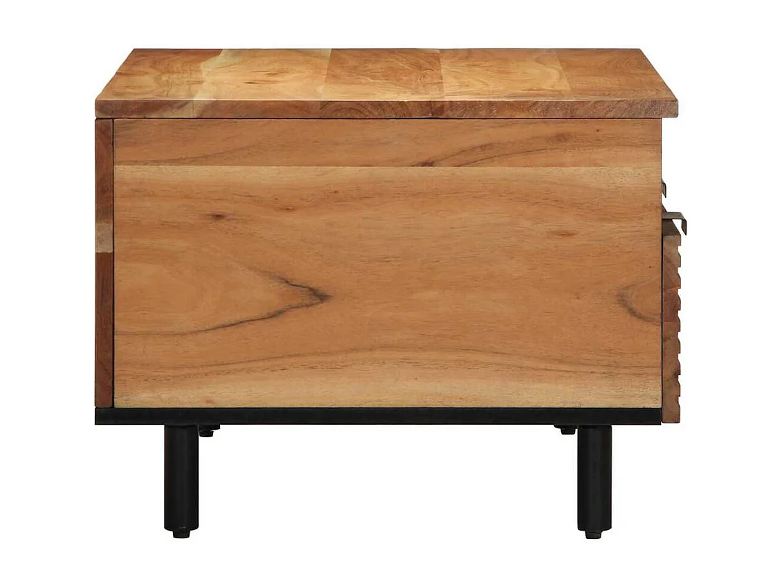 Table basse Marron 80 x 54 x 40 cm Bois d'acacia massif